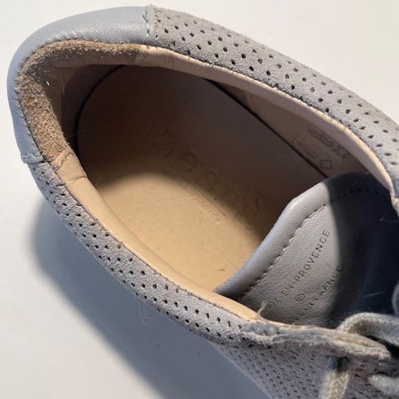 Zespa Grey Suede Perforated Sneakers 39 - Picture 6 of 7